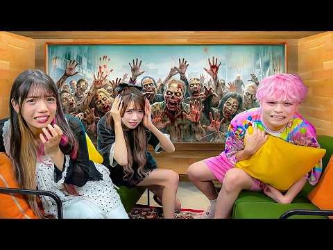 窓にゾンビ100体！？窓が割られる前に脱出しろ！！！【バトルロワイヤル】