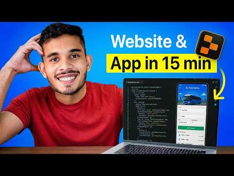 I Built & Launched a Bus Booking Website & Mobile App in 15mins ! (No Coding) Using Replit