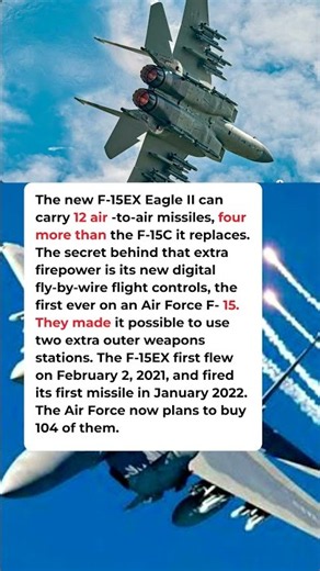 F-15EX: The Fighter That Carries 12 Missiles