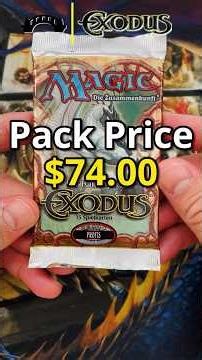 Opening a $74 Exodus Booster (German) from 1998 #mtg #mtgcommander #mtgcommunity #tcg