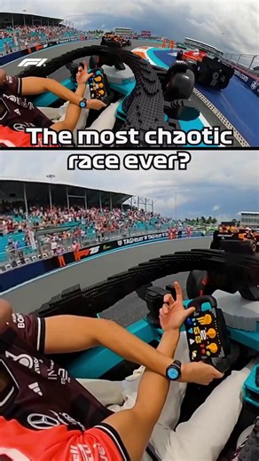 The maniacal laughter, the facial expressions, the crashes... last year's @LEGO_Group race in Miami was EVERYTHING 🤣#F1 #MiamiGP