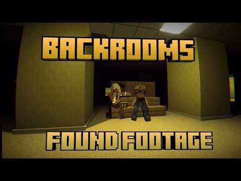 Exploring the backrooms in Minecraft