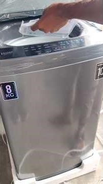 Haier 8KG Top Load Automatic Washing Machine HWM80-316S6 #haier #HaierWashingMachine #WashingMachine