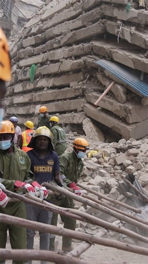 Rescuers Search For Survivors After Nairobi Building Collapse
