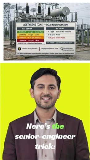 Acetylene (C₂H₂) in Transformer Oil DGA ⚡ |Arcing Indicator, Severity & Immediate Actions (IEEE/IEC)