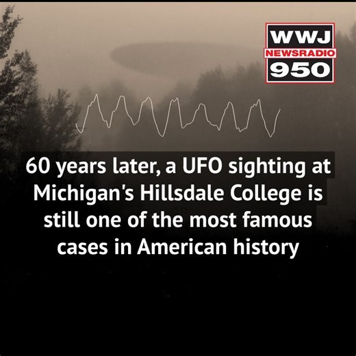 On March 21, 1966, dozens of students and staff at Hillsdale College in Michigan reported seeing a glowing, maneuvering UFO on campus — an incident which remains one of the most famous UFO sightings in U.S. history. Will we finally get answers when the government starts to release UFO and UAP documents? | WWJ Newsradio 950