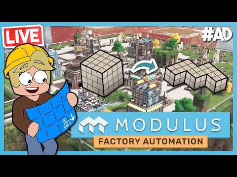 🔴Automating CRAZY Shapes out of Cubes!!! Zed plays Modulus #AD
