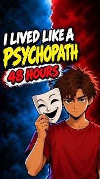 I tried to live like a psychopath for 48 hours