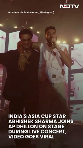 Indian cricketer Abhishek Sharma found himself at the centre of a viral moment off the field after he was called on stage by global music sensation AP Dhillon during a live concert. In a video posted by Abhishek Sharma on Instagram that has taken social media by storm, Dhillon spotted Abhishek in the crowd, invited him up, and greeted him with a warm hug 📸 @abhisheksharma_4 / Instagram | NDTV
