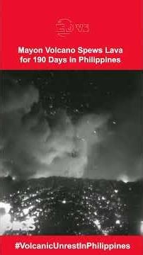 Mayon Volcano Continues Spewing Lava & Rocks for 190 Days in Philippines | DWS News | AL19