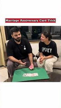 Marriage Anniversary Card Trick!!! | Sleight of hand | Card Magic | Card Control