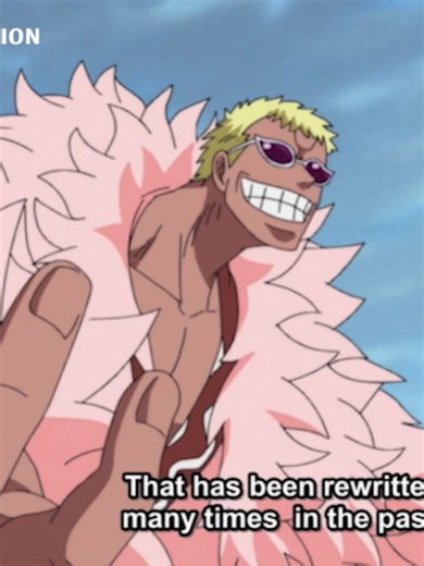 Pirates are evil and the Navy is justice? On Doflamingo's birthday today, it's time to look back at his speech about justice and war in the Marineford Arc. Comment with 🦩 if you remember! #ONEPIECE #Anime #fyp #Doflamingo