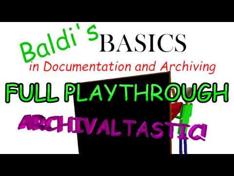 The Baldi's Basics Prototypes (Full Playthrough)