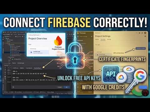 Connect Firebase & Google Maps API to Your App | SHA-1 Setup & Google Credits Guide