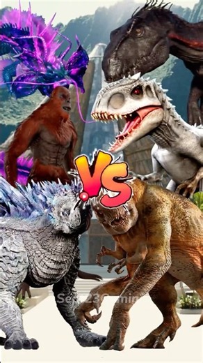 Shimo x Skar King x Tiamat 2024 vs Jurassic World Skull Island GodzillaxKong The New Empire Monsters