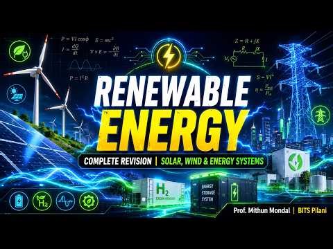 Renewable Energy — Full Course | Solar, Wind, Hydro, Biomass, Hydrogen & Smart Grids Explained