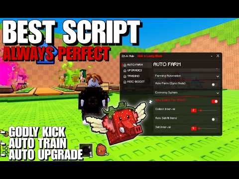 Kick A Lucky Block Script *No Key* - Auto Godly Kick, Auto Claim, Auto Upgrade and More!