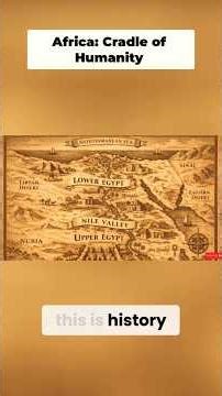 Africa's Ancient Secrets: The Birth of Egyptian Civilization