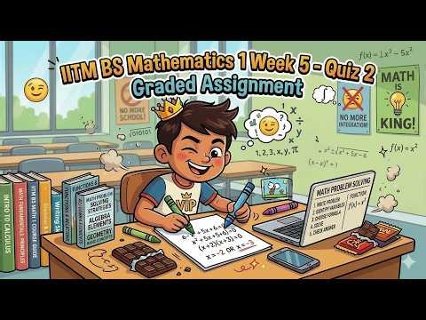 IIT Madras BS Mathematics Week 5 Graded Assignment | Quiz 2 | #2026