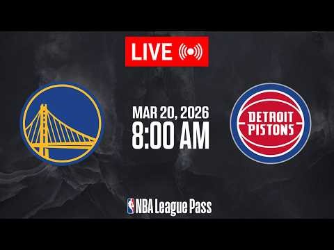 NBA LIVE! Golden State Warriors vs Detroit Pistons | March 20, 2026 | NBA Today NBA 2K26 Gameplay