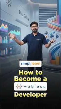 How To Become A Tableau Developer In 2026 | Tableau Developer Roadmap 2026 | #Shorts | #Simplilearn