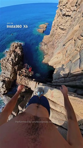 Cliff jumping from a SCARY height!😱 | Insta360 X6