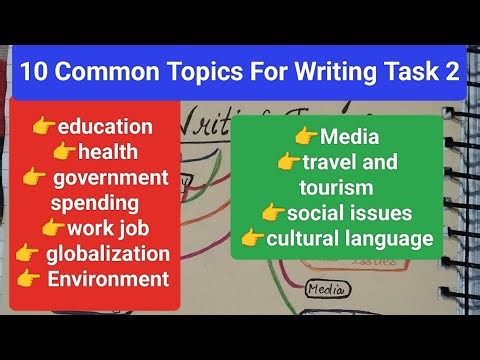 10 Common IELTS Writing Task 2 Topics and Band 9 Samples