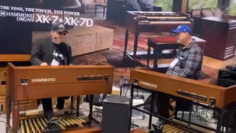 Robby Robinson doing a demo of the NEW Hammond XK-7D at NAMM Show 2026. The XK-7D will be arriving soon at Scott Russ Music in Merrick, NY. We will be one of the first dealers to get one! #hammond #hammondorgan #demo #hammondxk7d #robbyrobinson #nammshow2026 #hammondfam #keyboardist Robby Robinson Hammond Organ USA NAMM Show | Scott Russ Music