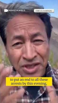 Sonam Wangchuk warns of sit-in, hunger strike or march if arrests continue