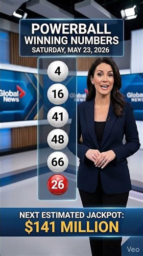 🔴 Powerball Winning Numbers – Saturday, May 23, 2026 | No Jackpot Winner!