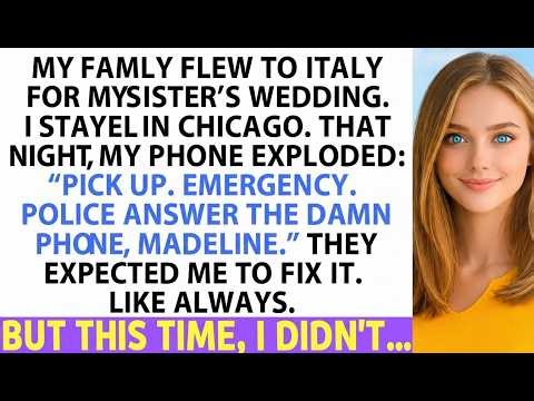 My Parents Blew Everything on My Sister’s Italian Wedding… Then Expected Me to Save Them 😳