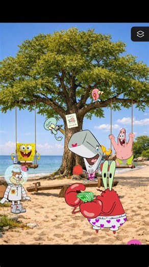 GARY IS MISSING! 😱 SpongeBob & Patrick Play on Swings, Squidward Gets Mad! 😂 #spongebob