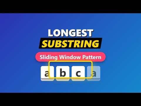 Sliding Window Algorithm: Longest Substring Without Repeating Characters (LeetCode)