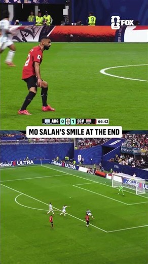 The Egyptian King couldn't help but smile seeing this one go in