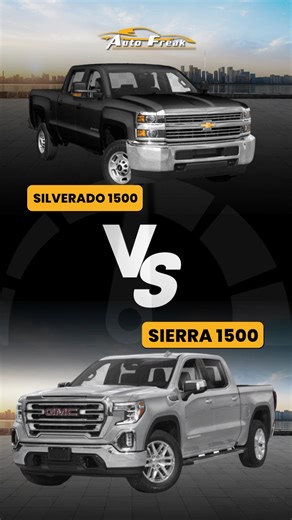 Chevy Silverado 1500 vs GMC Sierra 1500 ⚔️ Which truck would you pick? 🛻💨 | Auto Freak