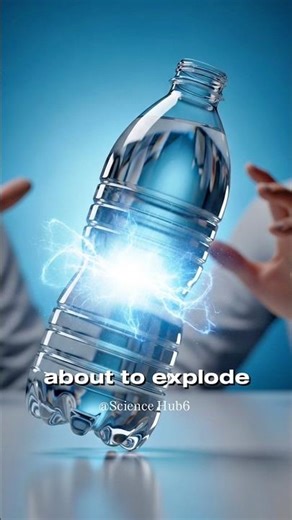 The Water Bottle Pressure Explosion Illusion 💥 | Science Hub6?. | #shorts #ai