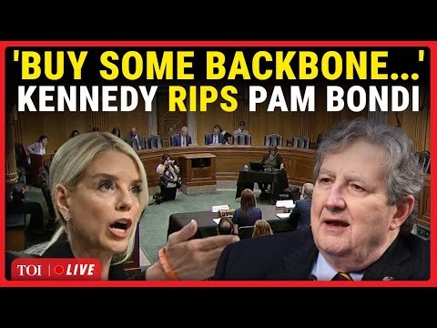 John Kennedy CLASHES With Pam Bondi In Fiery Senate Hearing Over DOJ Spying Allegations