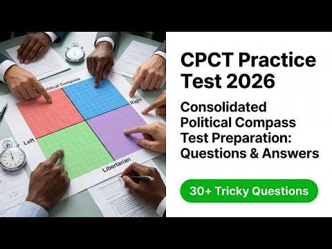 Pass CPCT 2026 Consolidated Political Compass Test Questions And Answers Full Prep Guide