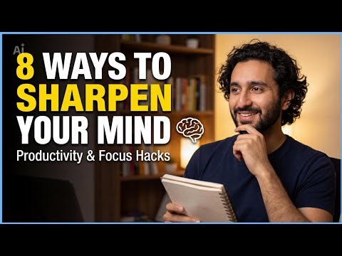 8 Ways to Sharpen Your Mind 🧠 | Boost Intelligence Fast 