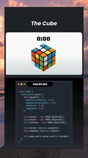 Create a Stunning 3D Cube with HTML, CSS & JavaScript! | WebAnimation Tutorial