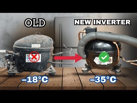 I Turned an Old Fridge Into an Inverter – It Hit –35°C