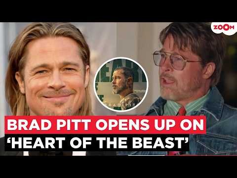 Brad Pitt REVEALS the survival story behind ‘Heart of the Beast’ & His Canine Co-Star | Hollywood
