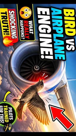 What Happens When a Bird Hits a Plane Engine? 😳✈️ (Insane Truth!)