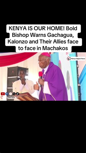 Bold Bishop Addresses Gachagua and Kalonzo in Machakos