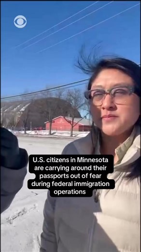 In Minnesota, some U.S. citizens have told CBS News they are carrying their passports as federal immigration officers continue to detain people in the city. CBS News' Lana Zak spoke to three people who explained why they are carrying the documentation with them. Immigration enforcement officers have been carrying out massive operations in the city for weeks, which have been met with protests. Tension and fears escalated after federal agents killed two people – both U.S. citizens – in Minneapolis