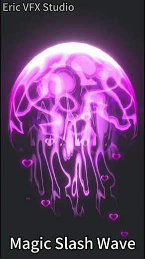Unity Game VFX - Magic Slash Wave #gamevfx
