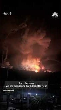 Venezuela blames U.S. for explosions in capital