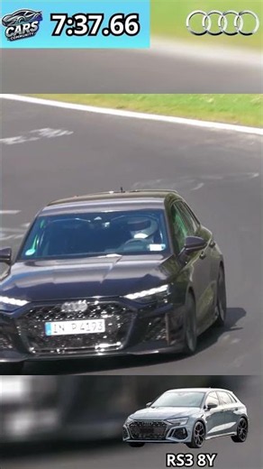 🔥 The Fastest Hot Hatch (hatchback) at Nürburgring – Audi RS3 (8Y) 🔥