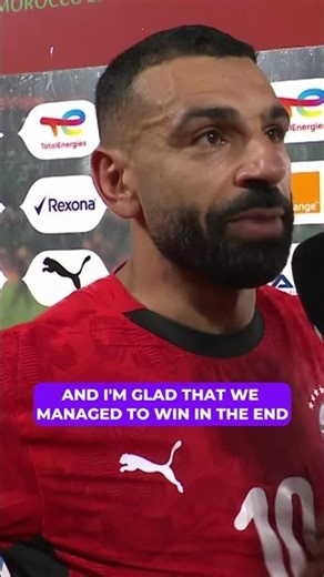 Mo Salah says Egypt aren't favourites #mosalah #beINAFCON #AFCON2025 #shorts