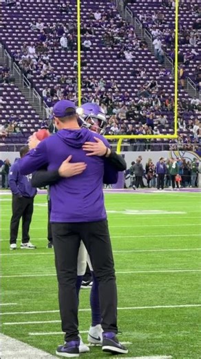 J.J. McCarty & Kevin O'Connell before Border Battle 🤝